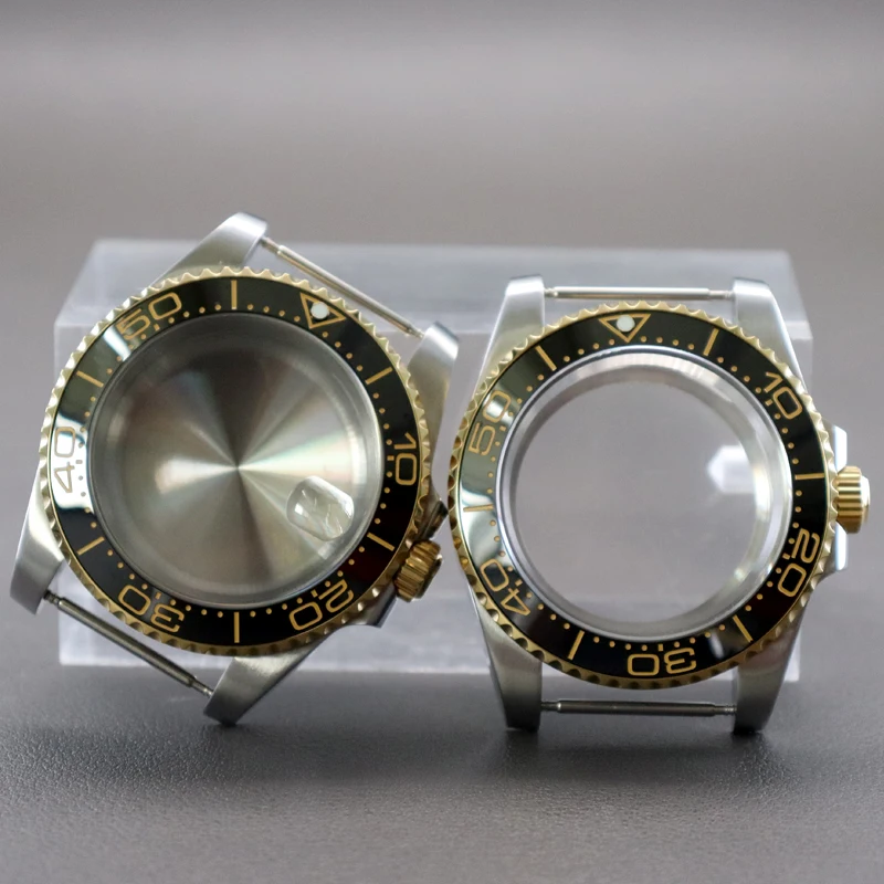 Корпус для дайвера 40 мм детали часов сапфировое стекло Deepsea Seiko NH35 NH36 NH34/38 4R36 8215 2824