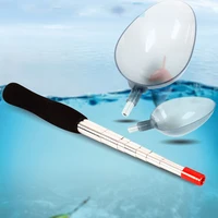 fishing bait throwing spoons nesting device retractable can head fish bait non stick bait scoop long throw fixed point fishing