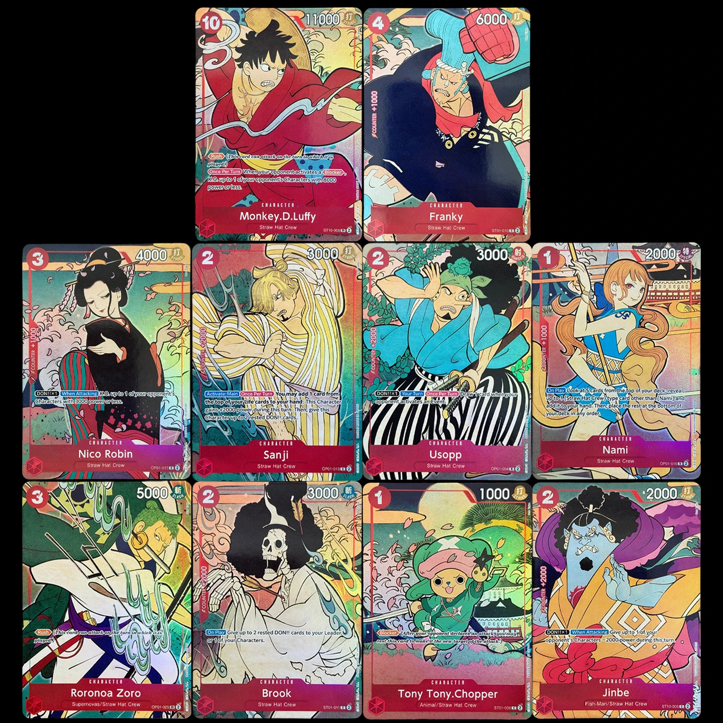 Фото Коллекционная карта One Piece TCG OPCG на английском языке: Нами R OP01-016, набор к 1-му юбилею, фольгированная карта (прокси) №2