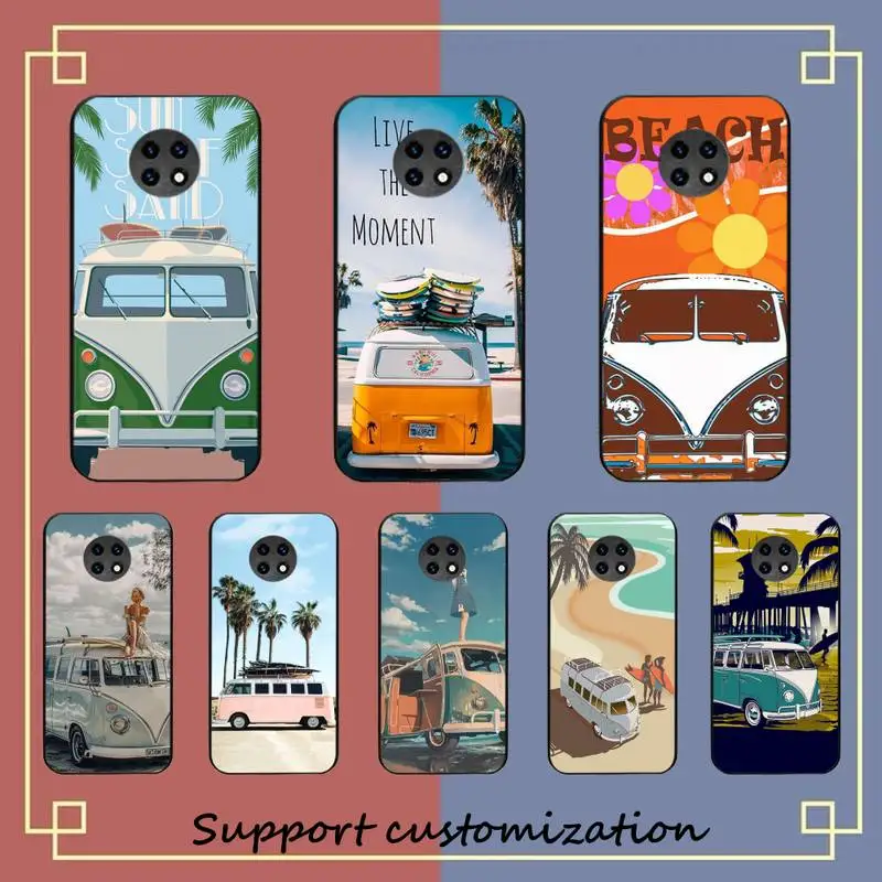 

Combi Van Surf Phone Case for Samsung S20 lite S21 S10 S9 plus for Redmi Note8 9pro for Huawei Y6 cover