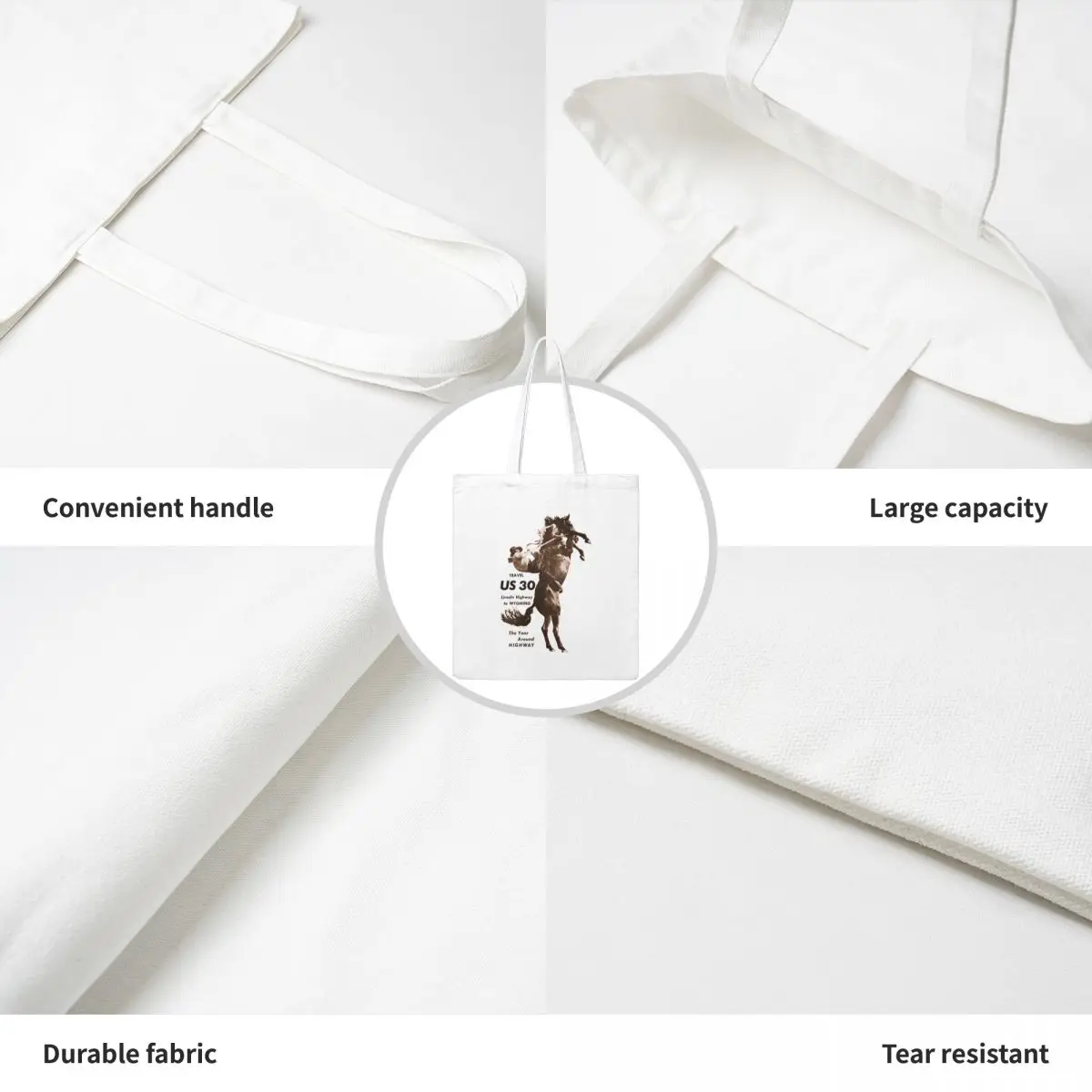 1940 S Вайоминг ковбойские портативные сумки для покупок обедов Подарки женщин