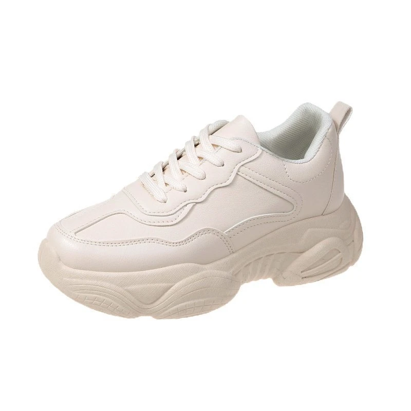 

Lace Up Old Shoes Women's Trend New Net Red Super Hot Thick Bottom Students All-match Casual Korean Version Sports White Shoes