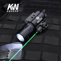 tactical airsoft surefire x400 ultra flashlight red laser sight for glock 17 500 lumens x400u hunting gun light