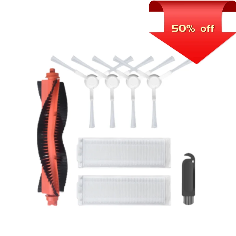

Запчасти для робота-пылесоса Xiaomi Mijia Mop Pro STYTJ02YM, VIOMI V2 PRO/V3, основная/боковая щетка, Hepa фильтр, аксессуары