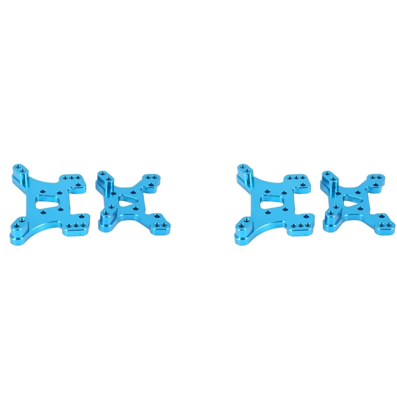 

2X 144001 Part Front And Rear Shock Tower Board Set Replacement Accessories Parts For 144001 1/14 4WD RC Car,Blue