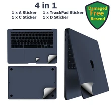 for MacBook 2023 Air 15 A2941 13 M2 A2681 Pro 14 16 M3  sticker protect film Palms Guard Rest Cover+Trackpad /body Protect Skin