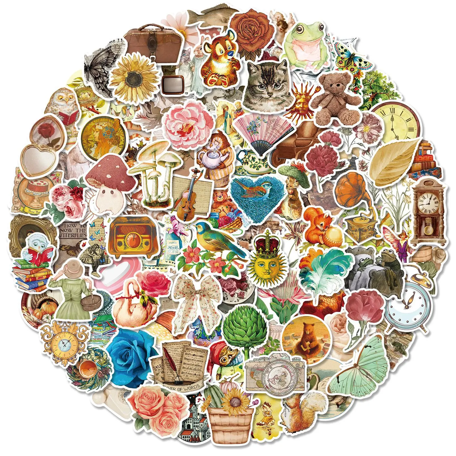 

Стикеры с художественным рисунком, 10/30/50 шт.