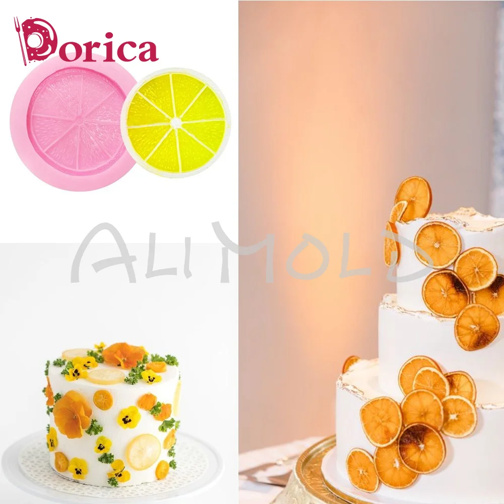 

Fruit Orange Citrus Lemon Slice Fondant Silicone Mold Fudge Chocolate Cake Mold Cake Decorating Tools Kitchen Baking Accessories
