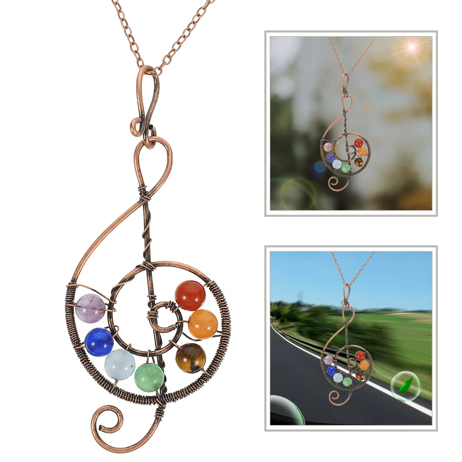 

Necklace Chakrairregular Jewelry Spiritual Witch Lovergifts Crystals Pendant Choker Note Gemstone Stones Crystalaccessories