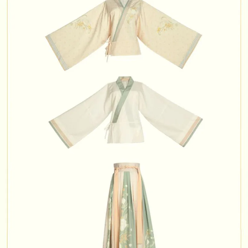 Зеленый китайский стиль Hanfu женский костюм для ролевых игр традиционный