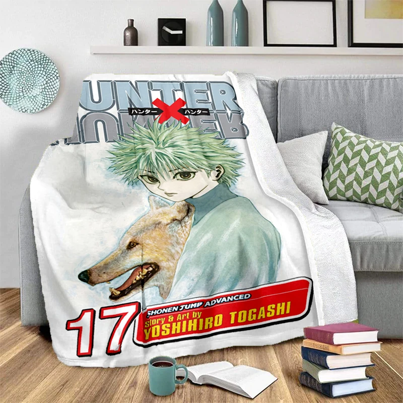

Мягкая Плюшевая кровать Hunter X Hunter HD, тонкие одеяла для пикника из мультфильма, современное фланелевое одеяло, покрывало