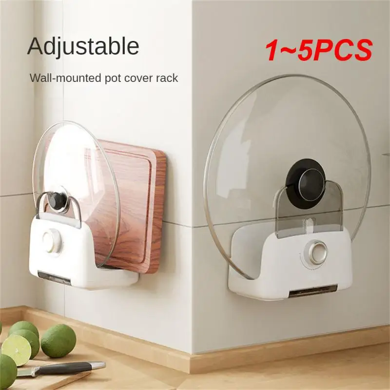 

1~5PCS Storage Rack Adjustable Multifunctional Kitchen Storage Supplies Non Perforated Wall Mounted Wall-mounted Storage Rack
