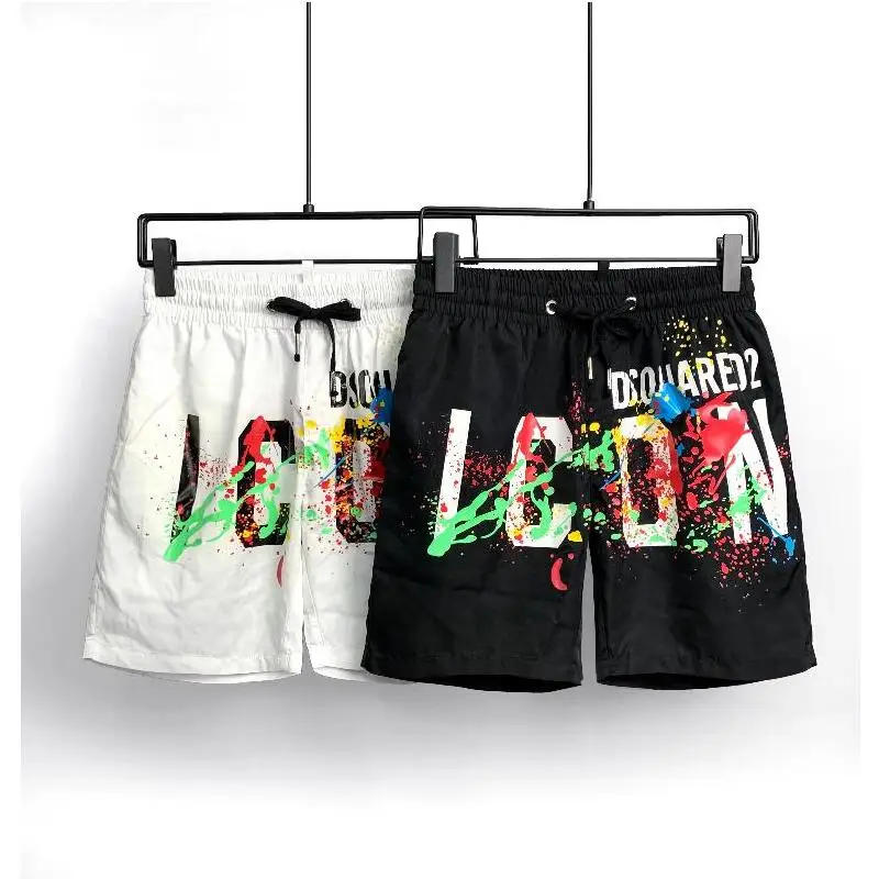 

Летние женские/мужские шорты Dsquared2 с буквенным принтом, дышащие спортивные шорты с эластичным поясом, уличные пляжные брюки для путешествий...