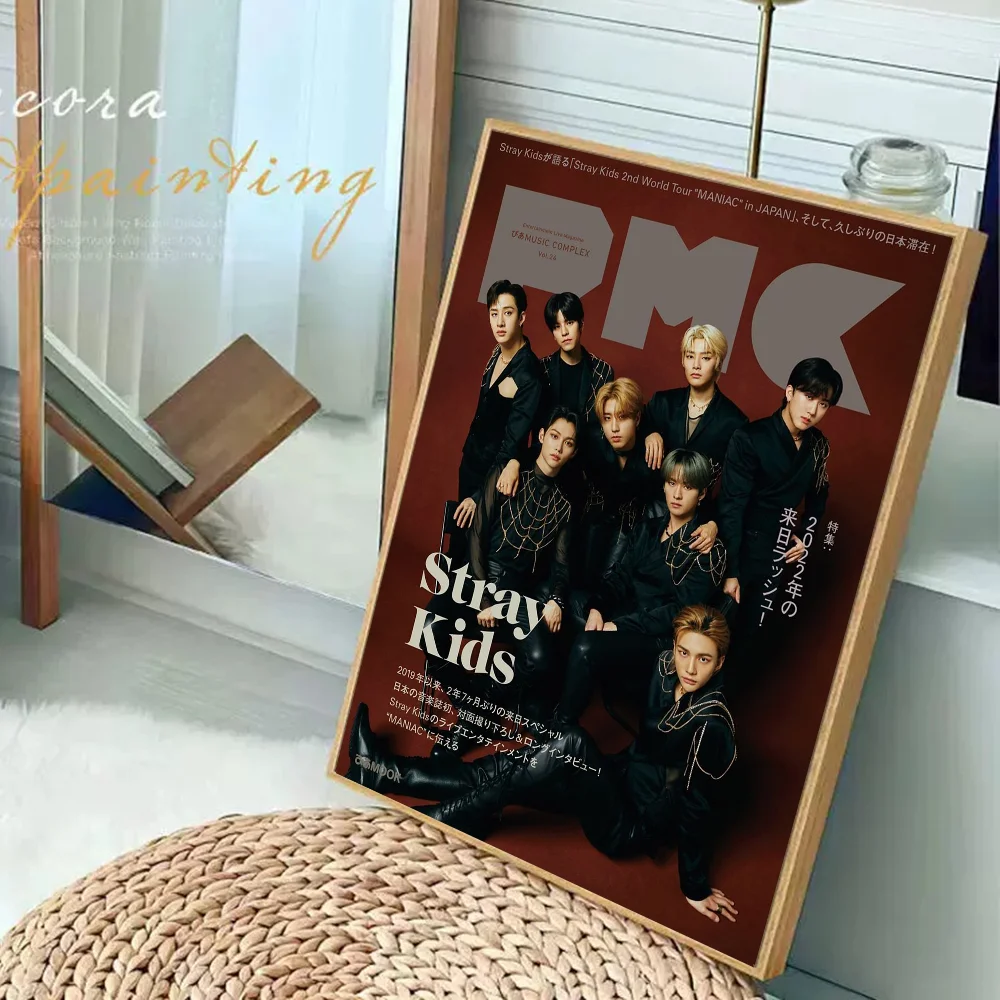 Kpop S-Stray K-Kids Good Quality Prints And Posters Vintage Room Bar Cafe Decor Home