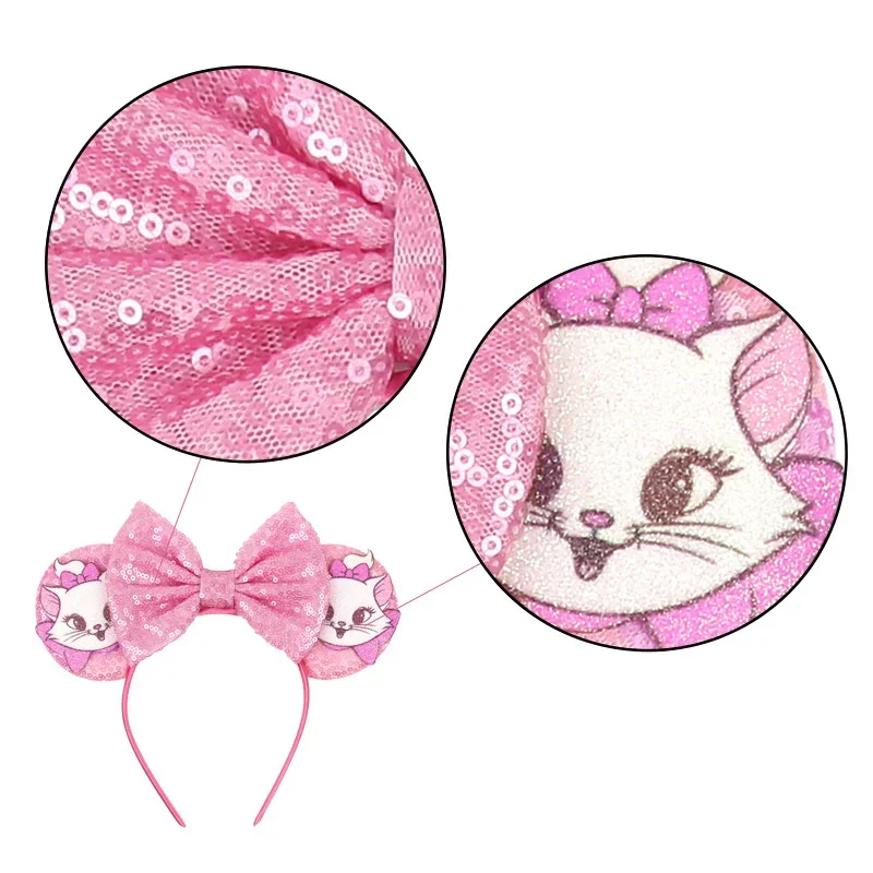 Повязка на голову с изображением кота Диснея Марии головной убор бантом и