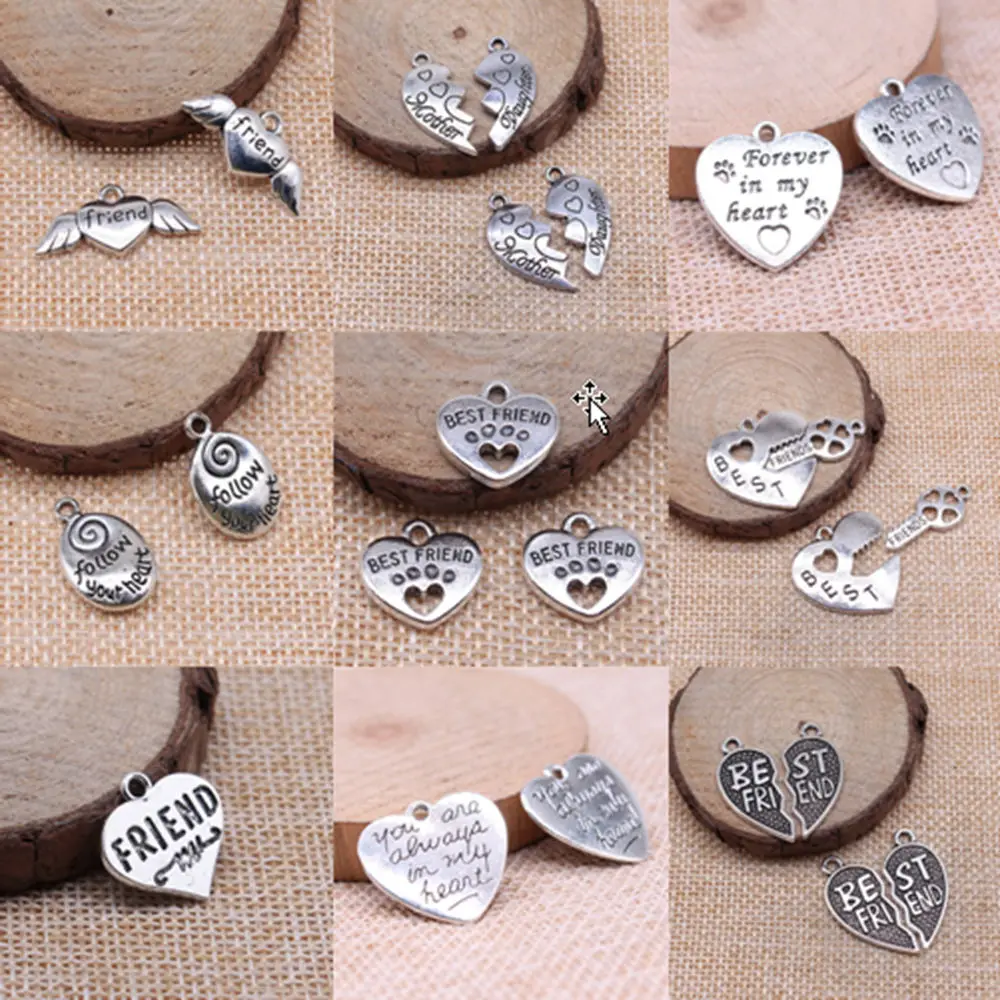

Forever In My Heart Подвески для самостоятельного изготовления ювелирных изделий для подарка россыпью
