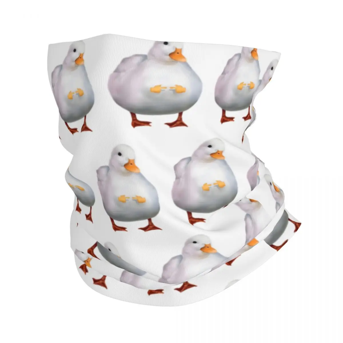 Забавная бандана в виде утиного мема Шейная Обложка с принтом шарф для