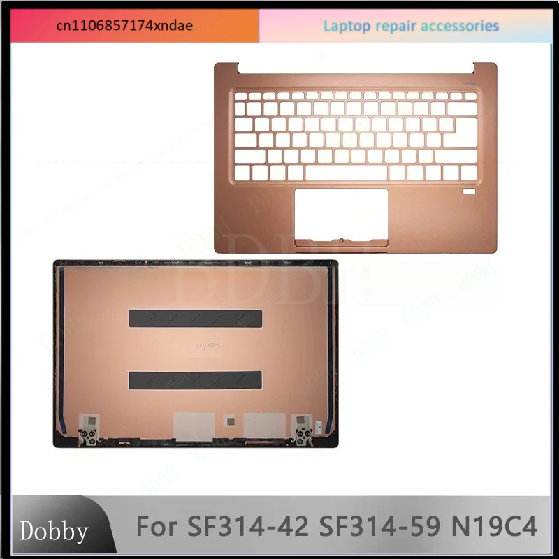 Фото Запасной корпус для Acer Swift 3 SF314-42 SF314-59 N19C4: задняя крышка ЖК-экрана, корпус для ноутбука, подставка для рук (AM2WG00120), оранжевый №3