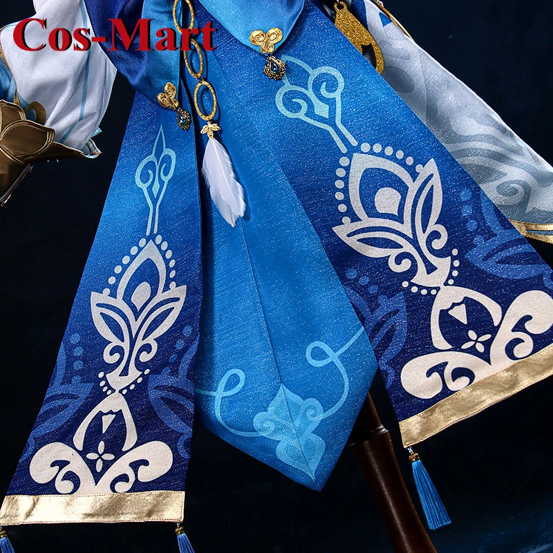 Cos-Mart Game Genshin Impact Nilou Косплей Костюм Танцовщица Sweet Lovey Юбка Женская одежда для