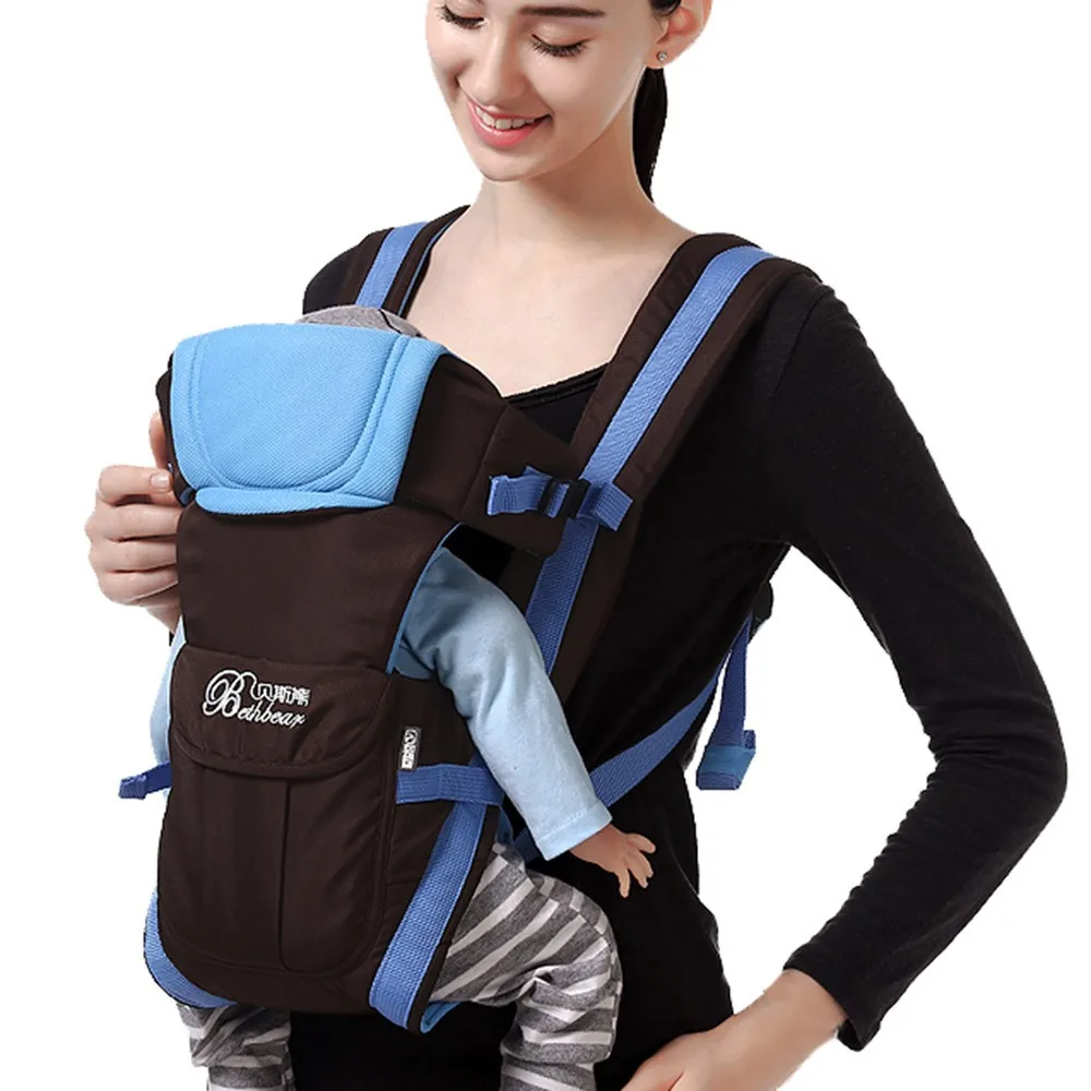 

Baby Carrier 2-36 Months Breathable Front Facing 4 in 1 Infant Comfortable Sling Backpack Pouch Wrap Baby Kangaroo Adjustable