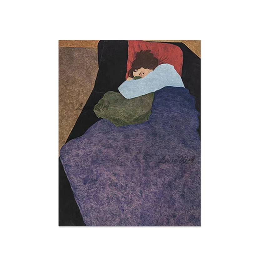 Абстрактная текстурированная картина маслом для девушки