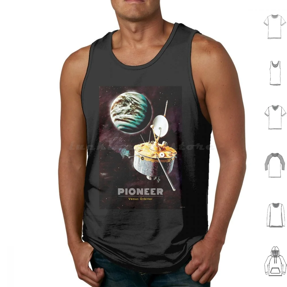 Майки Pioneer Venus Orbiter с принтом хлопковые топы для планшетов экзопланеты солнечной
