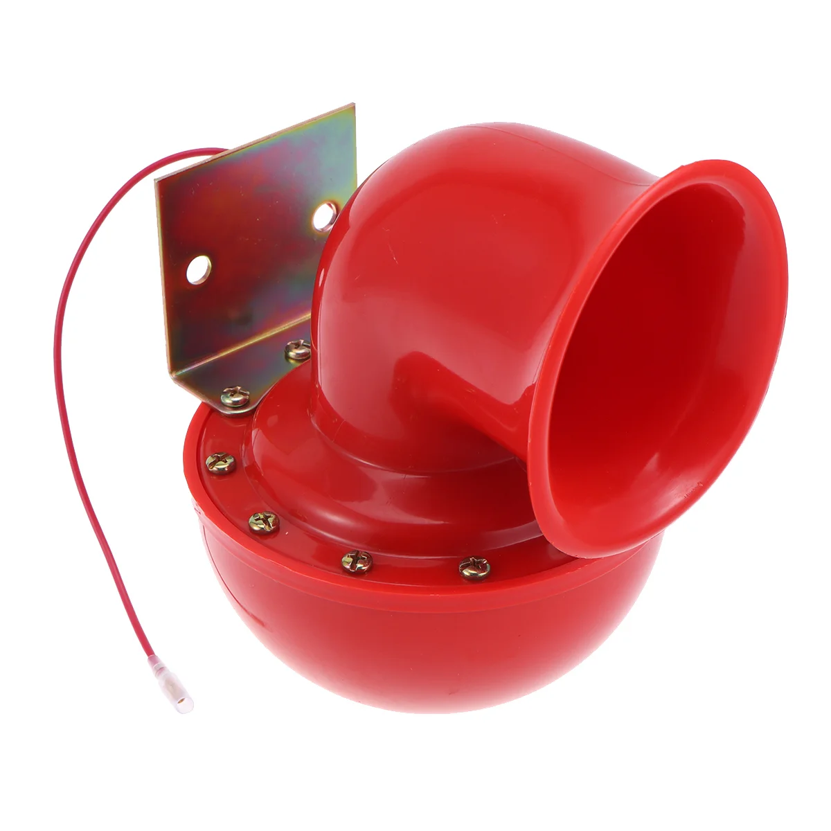

1Pc Electric Horn Red 200DB Bull Horn for Boat Car Truck