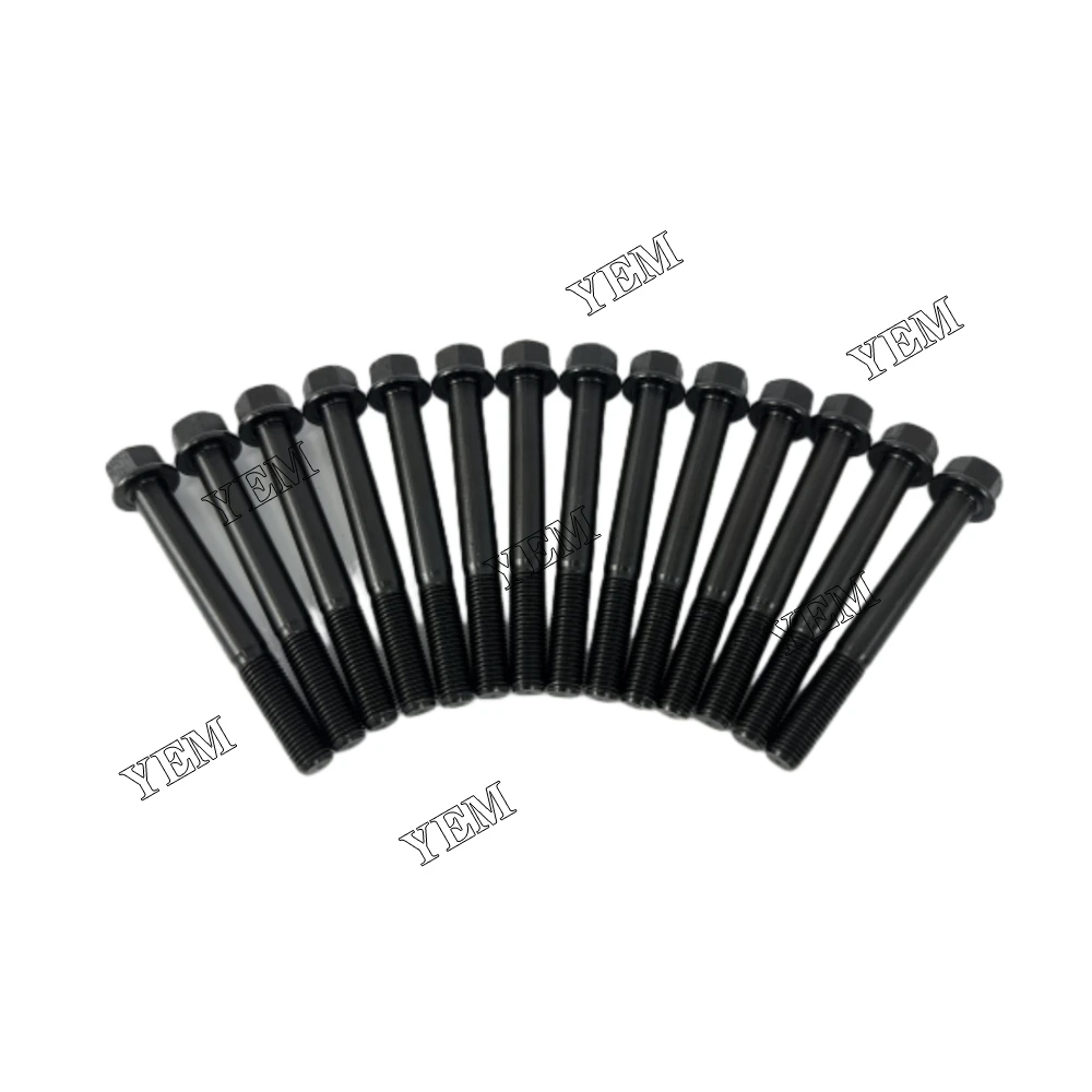 14 шт D1305 болт головки цилиндра для экскаватора Kubota детали двигателя