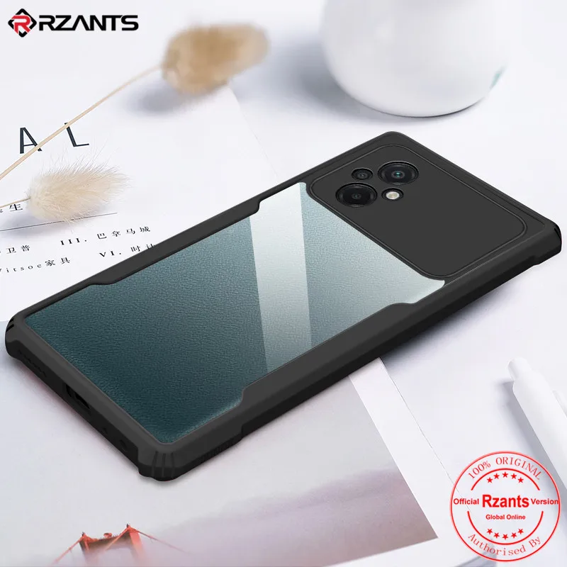 

Rzants For Xiaomi Poco M5 4G Poco M4 5G Case Hard Air Bag Protection Slim Clear Cover
