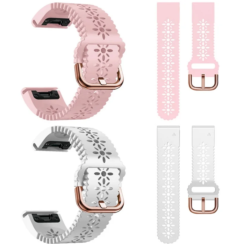 

20mm Silicone Strap for Garmin Fenix 6s Pro 5s Plus 7s Strap Bracelet Descent Mk Instinct 2S D2 Delta S QuickFit Band Correa