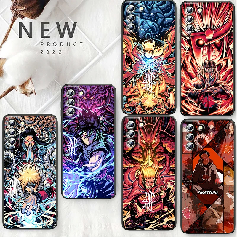 

Cartoon anime sasuke naruto Phone Case For Samsung S22 S21 S20 Ultra FE S10 S9 S8 Plus 4G 5G S10e S7 Edge TPU Cover