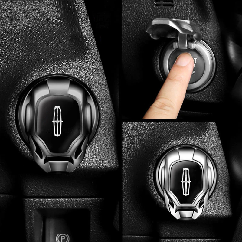 

Car Engine Ignition Switch Button Cover For Lincoln Logo Navigator MKS MKC MKZ Aviator Continental Town MKX Corsair Nautilus