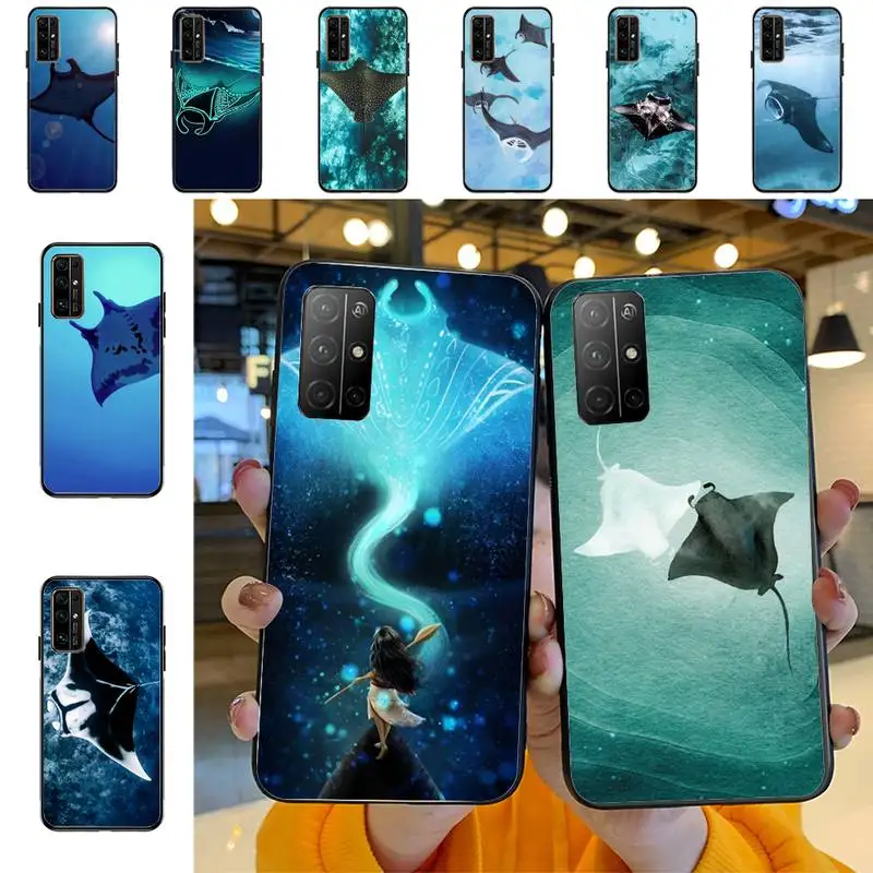 

Animal Manta Ray Phone Case for Huawei Honor 10 i 8X C 5A 20 9 10 30 lite pro Voew 10 20 V30