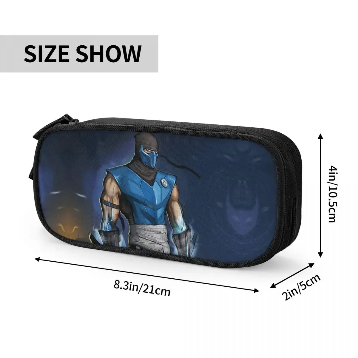 Пеналы Mortal Kombat Sub-Zero вместительные сумки для ручек футляр пенал чехол мальчиков и