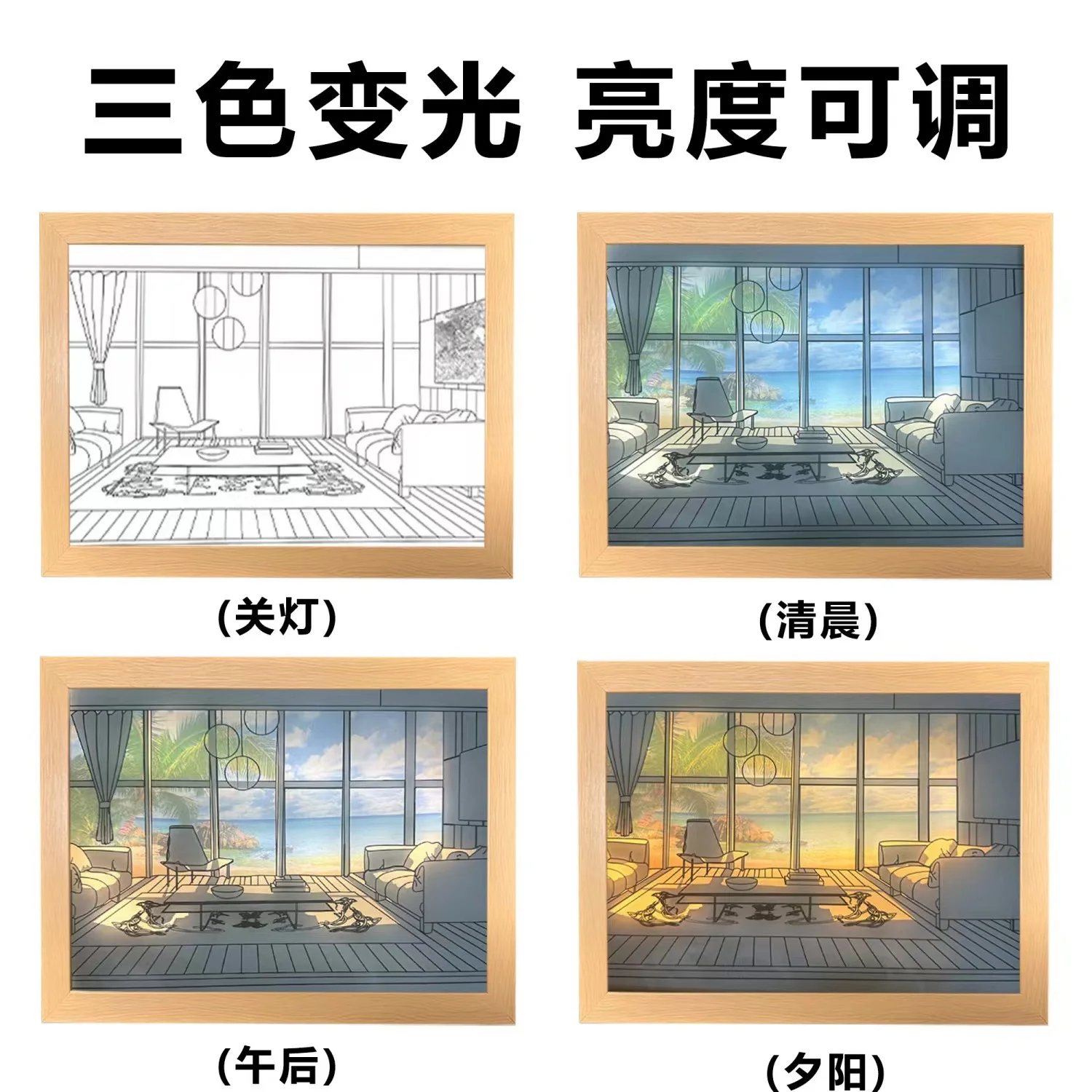 Фонарь маленькая ночная лампа искусственное украшение настенная гостиная