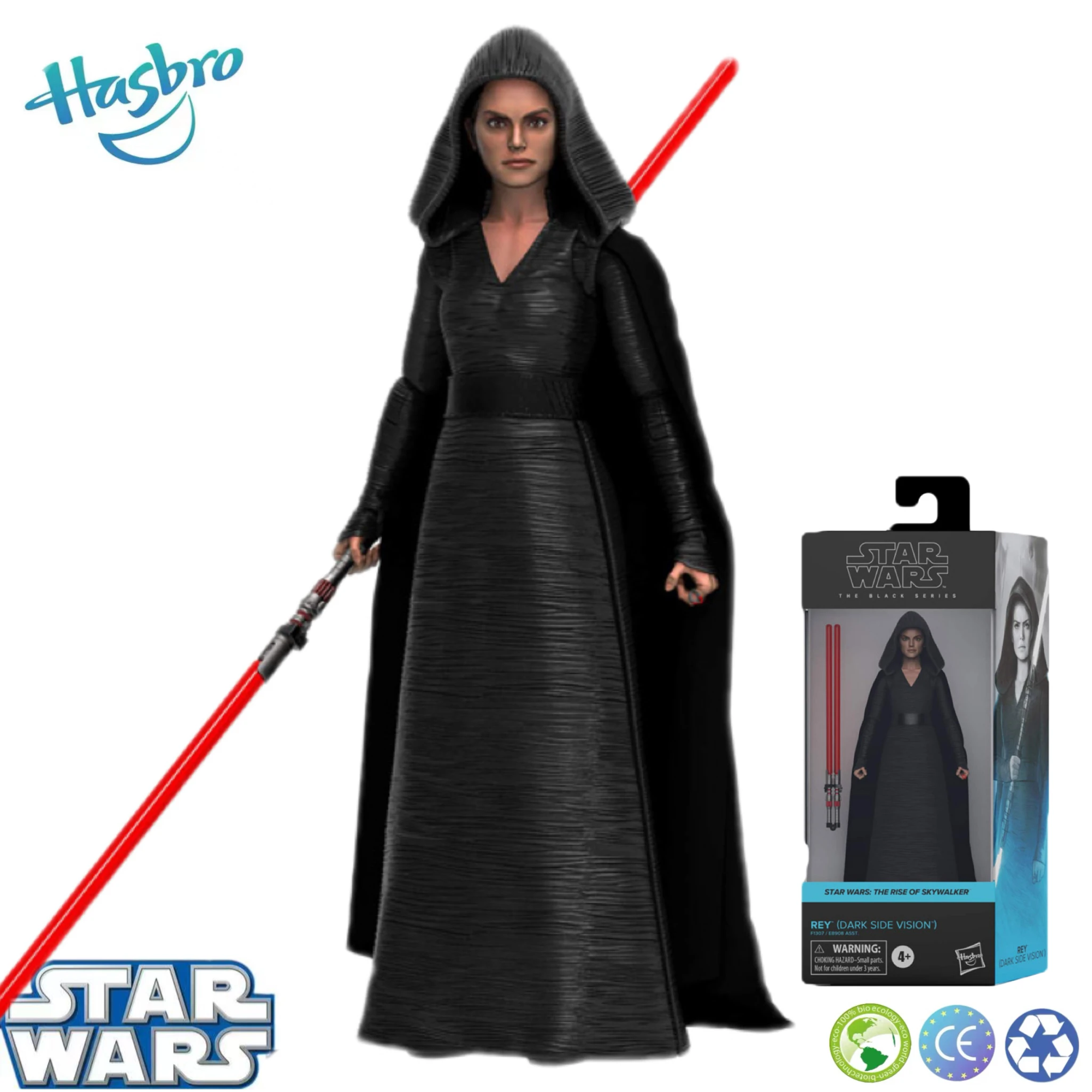 Star Wars The Black Series Rey (Dark Side Vision) Toy 6-Inch Scale The Rise of Skywalker Collectible Model Action Figure