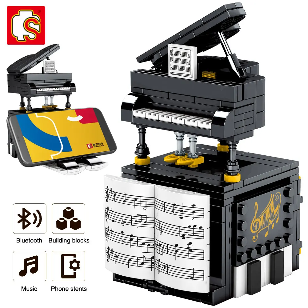 SEMBO креативная серия фортепиано граммофон динамик стенд для телефона
