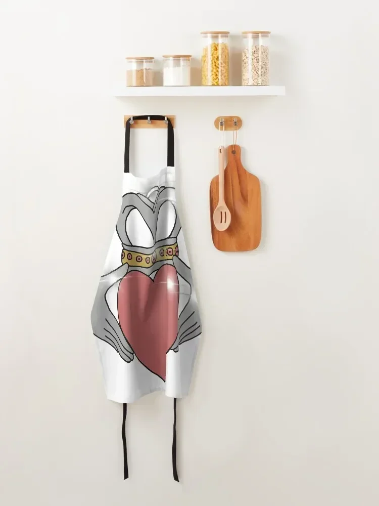 Фартук с символом Claddagh кухонный фартук на стене для кемпинга и дома кухонная