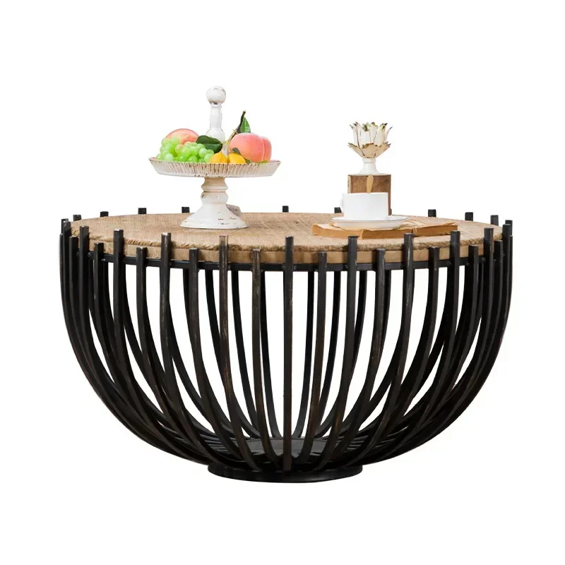 Современный роскошный кофейный столик Trau черная комната кровать мобильный