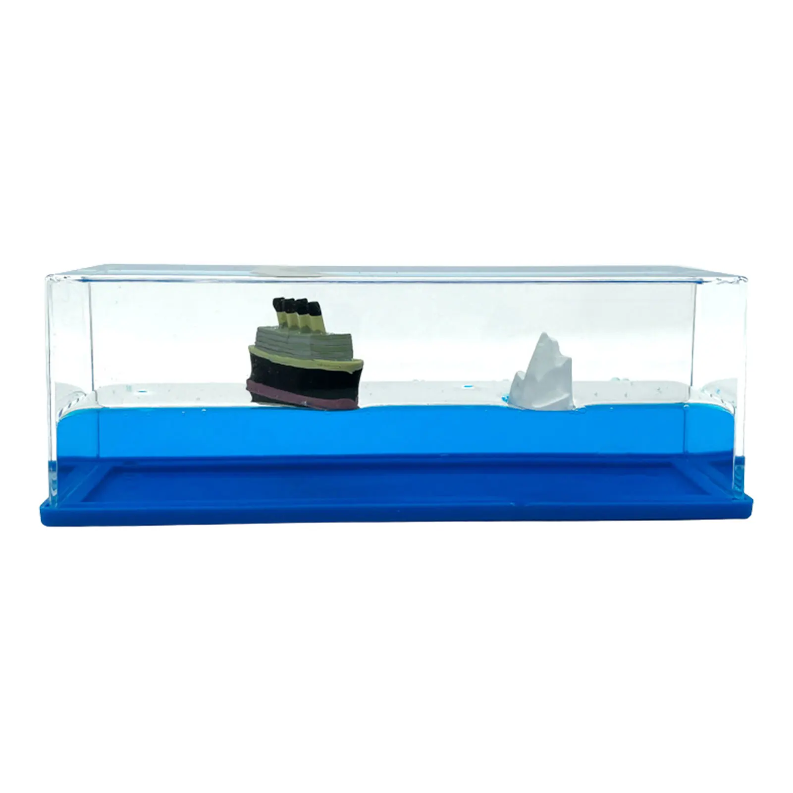 

Boat Ornament Navy Blue Decor Ornament Floating Liquid Boat Toy Boat Model Boat Decoration For Home House Bathroom Decoration