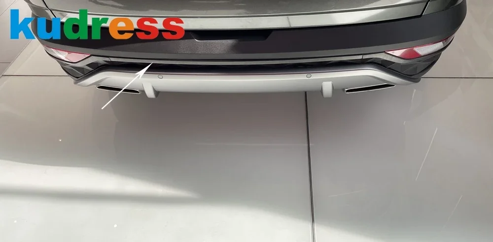 Накладка на задний бампер из углеродного волокна для Hyundai Tucson NX4 2021 2022 2023 2024