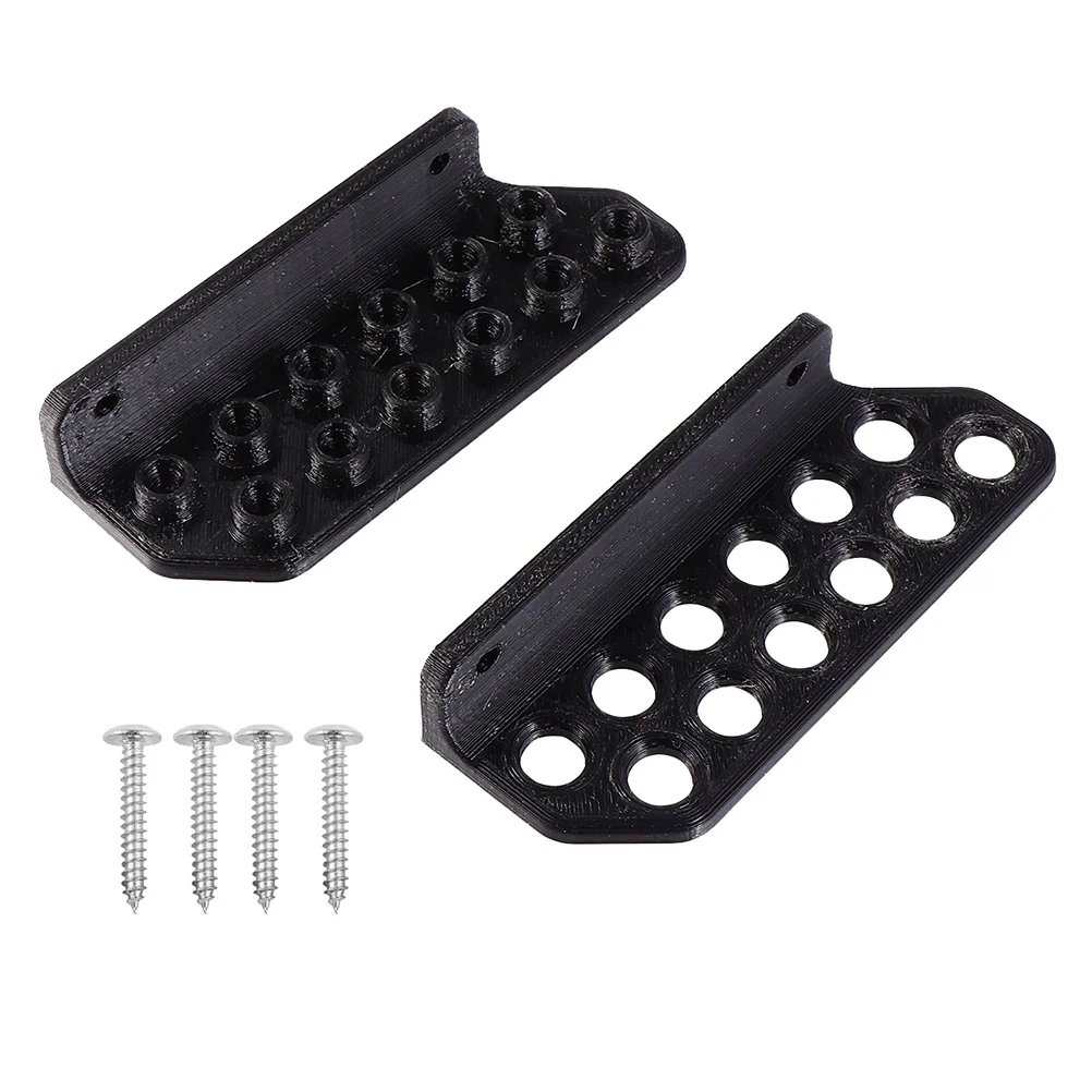 

1 Set of Plastic Arrow Bracket Practical Arrow Holder Multiple Holes Arrow Rack for Wall