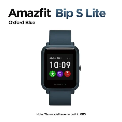 Смарт-часы Amazfit Bip S Lite водонепроницаемые (5 атм), 1,28 дюйма