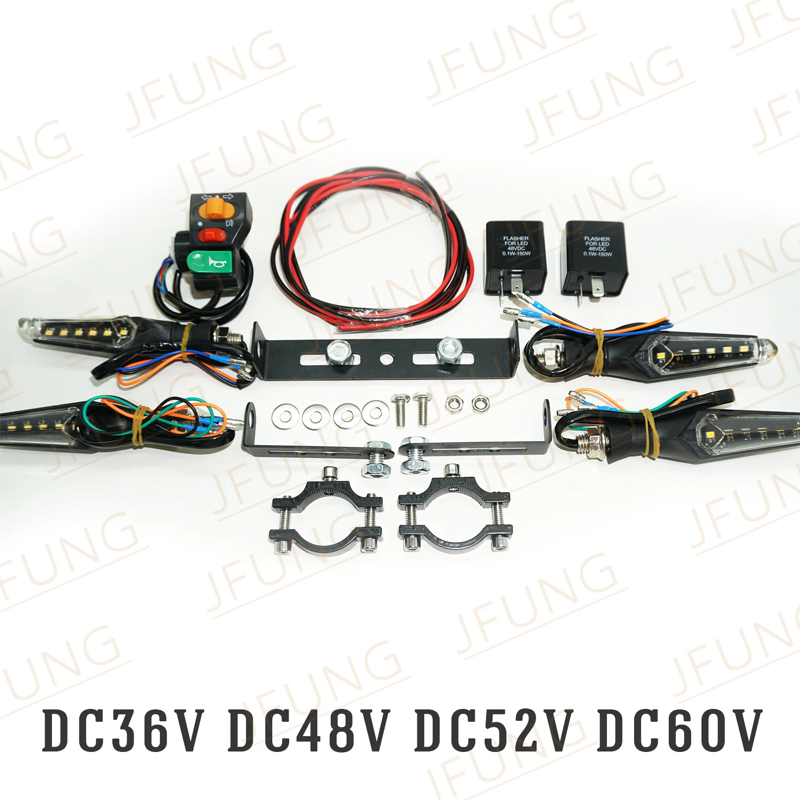 

Светодиодный указатель поворосветильник для мотоцикла, велосипеда, электроскутера, 36 в 48 в 52 в 60 в