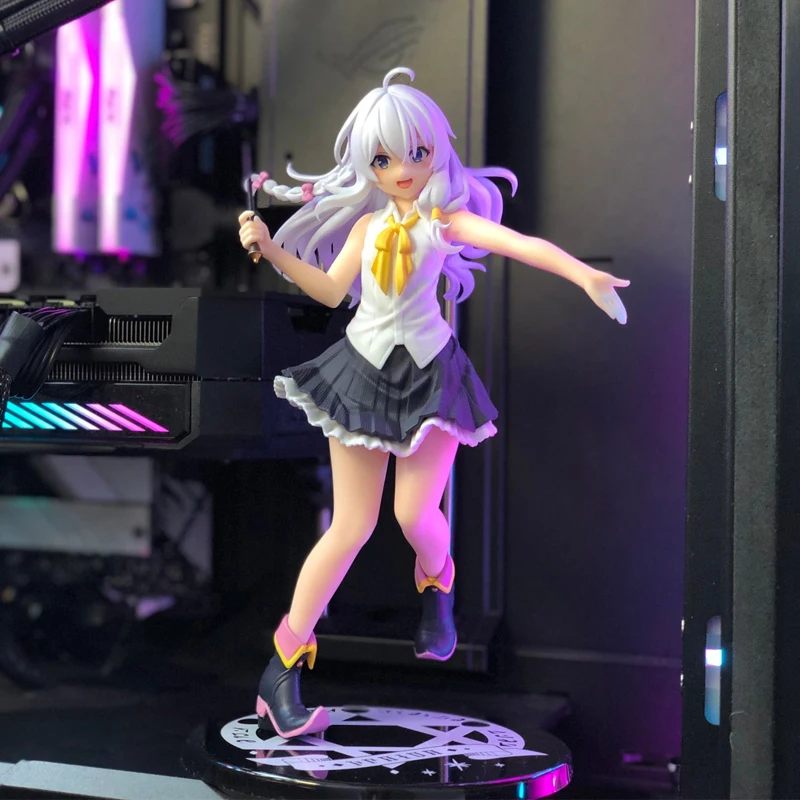 

20cm Original Majotabi Wandering Witch The Journey of Elaina Majo no Tabitabi Elaina PVC Action Figure Model Toys