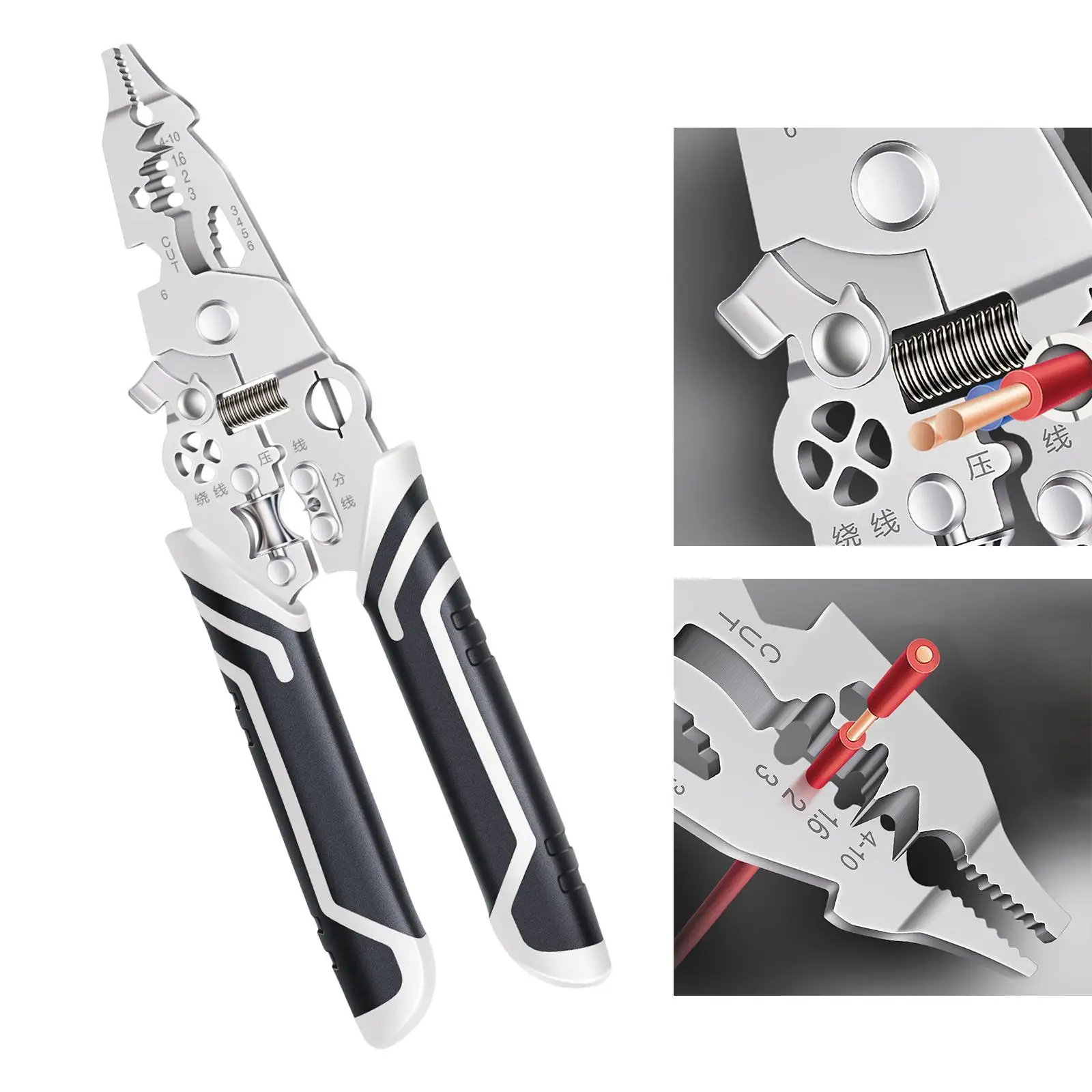 Wire Stripper Tool Wiring Versatile Easy to Use Portable Cable