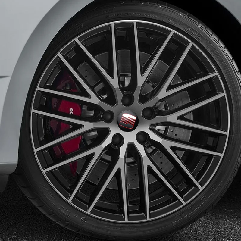 4 шт. 56/60 мм колпаки центральной ступицы колес автомобиля для SEAT FR Toledo Leon Ibiza Cupra 6l 6j