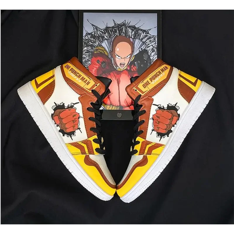 ONE PUNCH-MAN обувь для косплея в стиле аниме мужская повседневная кроссовки с кулаком