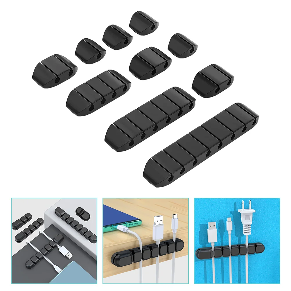 

Cable Cord Organizer Management Clips Holder Wire Adhesive Deskappliance Chargingclip Self Holderscables Keepers Keeper