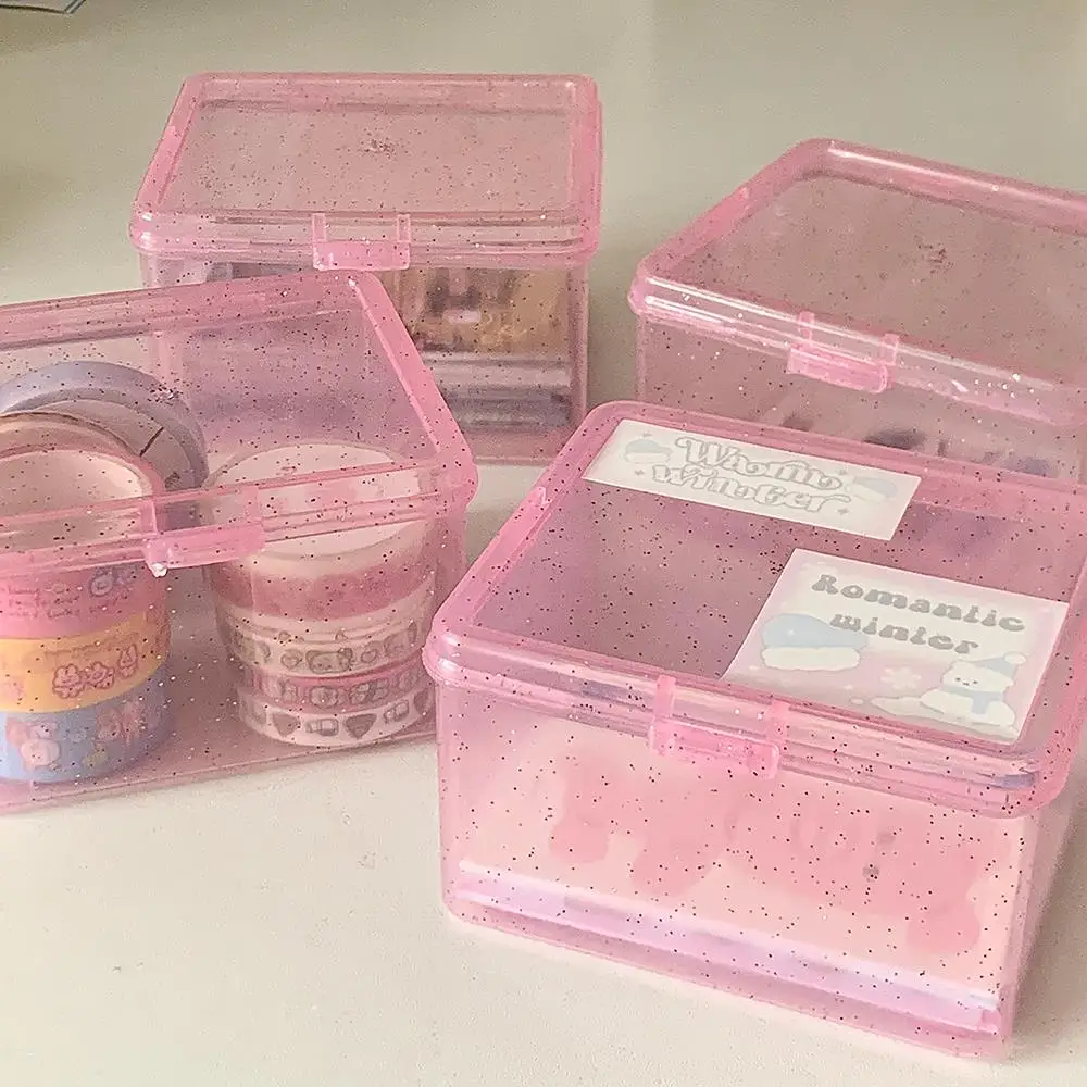 Прозрачный пластиковый ящик для хранения